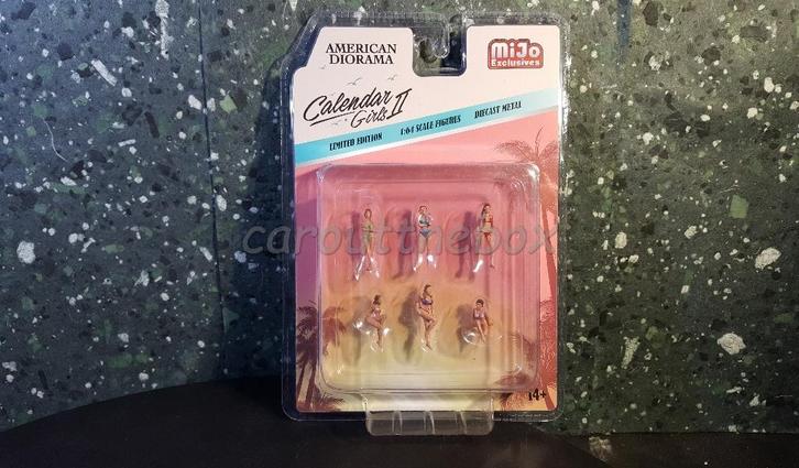Calander Girls II 1:64 American Diorama, Hobby en Vrije tijd, Modelbouw | Figuren en Diorama's, Nieuw, Figuur of Figuren, 1:50 of kleiner