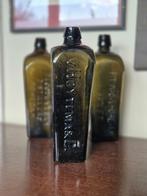 3x bodemvondst jenever flessen, Ophalen of Verzenden