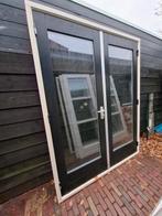 Openslaande tuindeuren dubbel glas deuren terrasdeuren pui, Doe-het-zelf en Verbouw, Deuren en Horren, Ophalen, 120 cm of meer