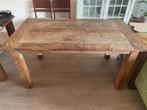 Teak Houten eettafel 1.60x90, Ophalen, Gebruikt, Teakhout, 50 tot 100 cm