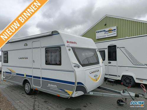 Dethleffs Camper 450 DB Mover Fransbed Zit Luifel, Caravans en Kamperen, Caravans, Bedrijf, tot en met 4, 1000 - 1250 kg, Rondzit