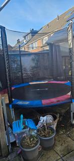 240 doorsnee trampoline, Ophalen