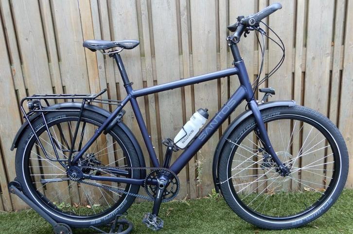 Santos Travelmaster 3+ 57 Cm Rohloff+XT Schijfremmen Riem, Fietsen en Brommers, Fietsen | Heren | Sportfietsen en Toerfietsen