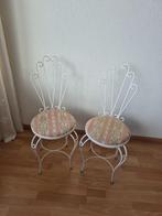 2 smeedijzeren stoeltjes, Ophalen