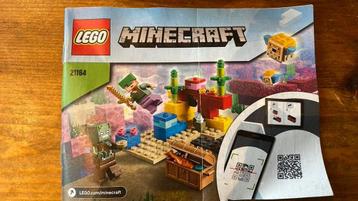 Lego Minecraft 21164 het koraalrif beschikbaar voor biedingen
