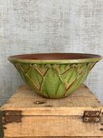 Vintage grote Franse bloempot /schaal M36, in perfecte staat, 25 tot 40 cm, Rond, Binnen, Ophalen of Verzenden