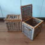 2 Rieten VOC Manden - 40x40x32cm, Huis en Inrichting, Woonaccessoires | Kisten, Overige materialen, Minder dan 50 cm, Minder dan 50 cm