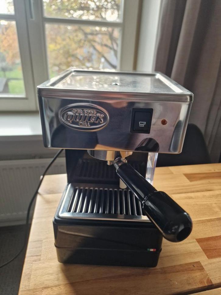 Quick Mill 810 Espressomachine, Witgoed en Apparatuur, Koffiezetapparaten, Zo goed als nieuw, Koffiepads en cups, Espresso apparaat