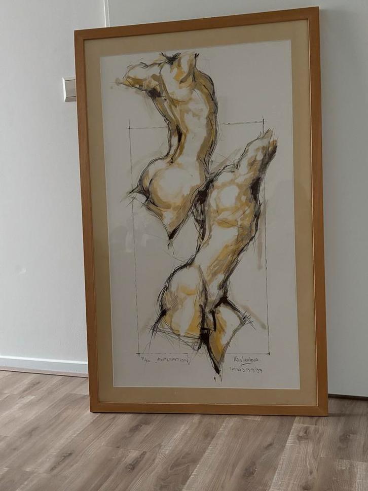 Kees Verkade - Exaltation - Studie, Antiek en Kunst, Kunst | Tekeningen en Foto's, Ophalen