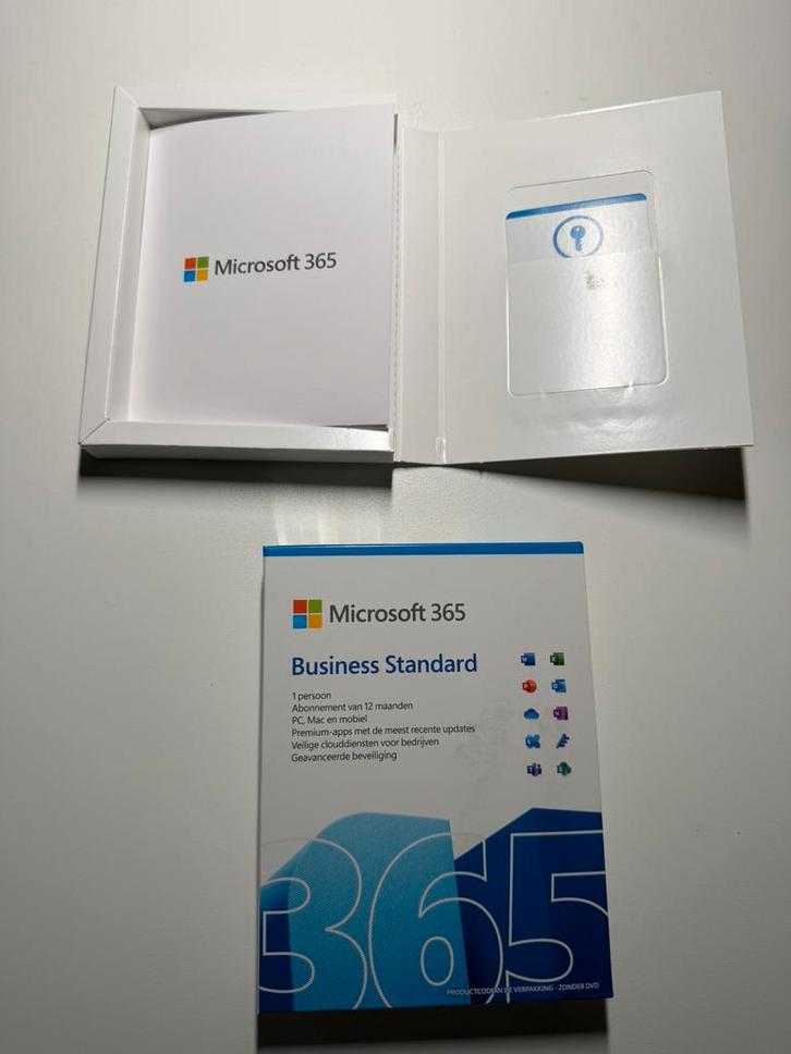 Microsoft 365 Business Standard, Computers en Software, Besturingssoftware, Nieuw, Ophalen