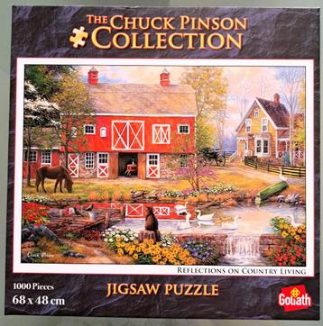Nieuw: Goliath puzzel 1000 stukjes Chuck Pinson nr: 919888 beschikbaar voor biedingen