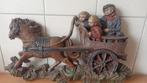 Paard en wagen met kinderen, Ophalen of Verzenden, Gebruikt