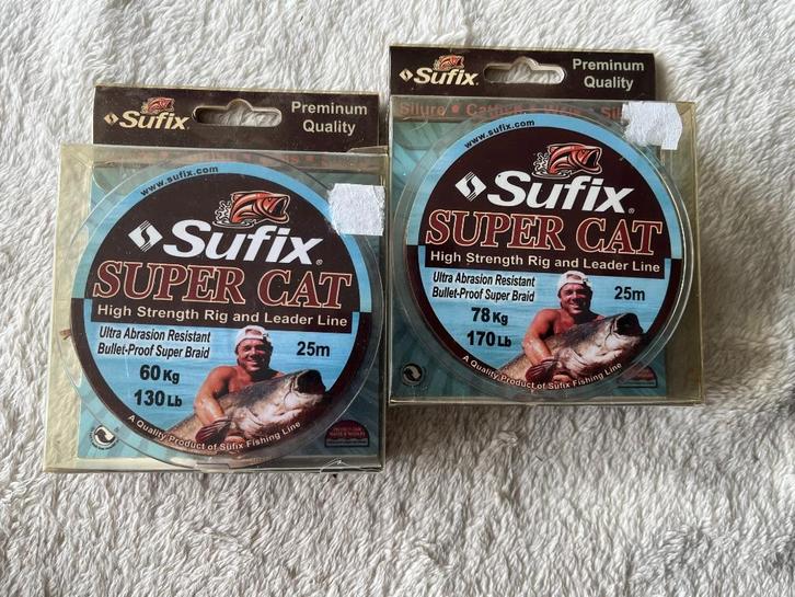 adv 309 / NIEUW set 2 blisters braid BIG GAME SUFIX, Watersport en Boten, Hengelsport | Zeevissen, Nieuw, Vislijn, Ophalen of Verzenden