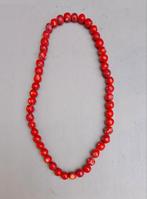 Vintage Middelandse Zee Bloedkoraal Ketting, Ophalen of Verzenden, Overige materialen, Ketting