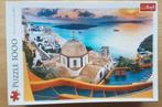 Trefl puzzel Santorini 1000 pc. Zgan, Hobby en Vrije tijd, Denksport en Puzzels, Ophalen of Verzenden, 500 t/m 1500 stukjes, Zo goed als nieuw