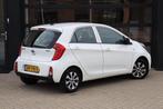 Kia Picanto 1.0 CVVT EconomyPlusLine | NAP | Navi | Airco |, Voorwielaandrijving, Gebruikt, 4 stoelen, Wit