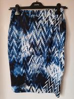 Stretch stof rok - maat S / 36 - merk Cadadia, Kleding | Dames, Rokken, Blauw, Ophalen of Verzenden, Zo goed als nieuw, Cadadia
