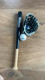 Wilson kinderset honkbal, Ophalen of Verzenden, Zo goed als nieuw, Honkbal, Handschoen