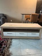 Tv-meubel met lades, Kunststof, 100 tot 150 cm, Ophalen of Verzenden, Zo goed als nieuw