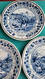 Antiek/4 jaargetijden/Royal Goedewaagen/Delft, Antiek en Kunst, Ophalen of Verzenden