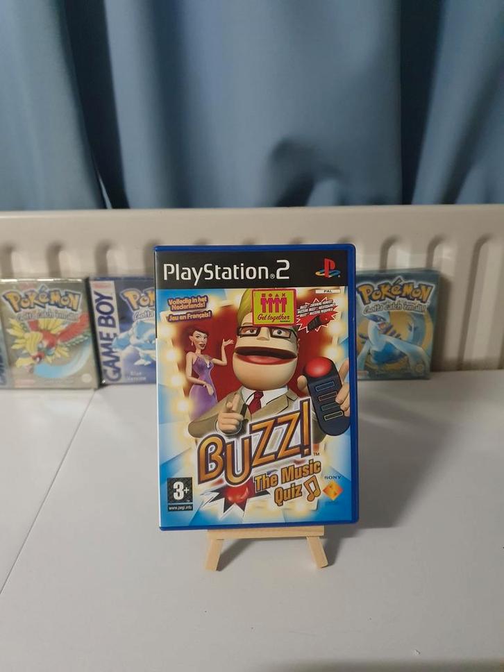 Buzz! The Music Quiz - PlayStation 2, Spelcomputers en Games, Games | Sony PlayStation 2, Gebruikt, Muziek, 3 spelers of meer