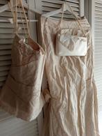 2 delige trouwjurk met accessoires, Ophalen, Gedragen, Beige, Trouwjurk