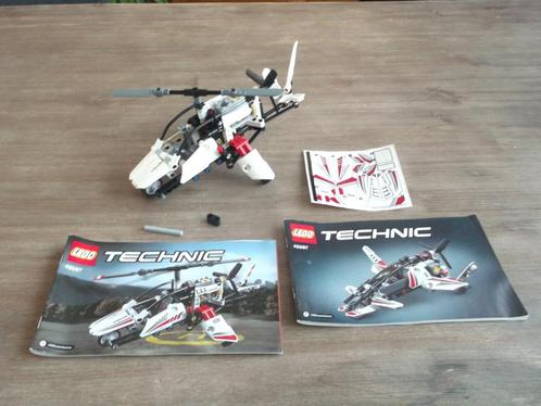 lego technic 42057 ultralight helicopter (2017), Kinderen en Baby's, Speelgoed | Duplo en Lego, Gebruikt, Lego, Complete set, Ophalen of Verzenden