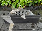Haardrooster, aslade en koof voor openhaard, inbouw., Ophalen of Verzenden, Gebruikt, Vrijstaande haard, Houthaard