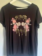 Supertrash st studio shirt blouse merk zwart roze hip s chic, Kleding | Dames, Maat 38/40 (M), Zwart, Ophalen of Verzenden, Zo goed als nieuw