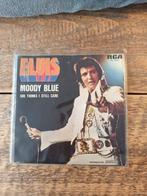 Elvis - moody blue single, Cd's en Dvd's, Vinyl Singles, Pop, Gebruikt, Ophalen of Verzenden