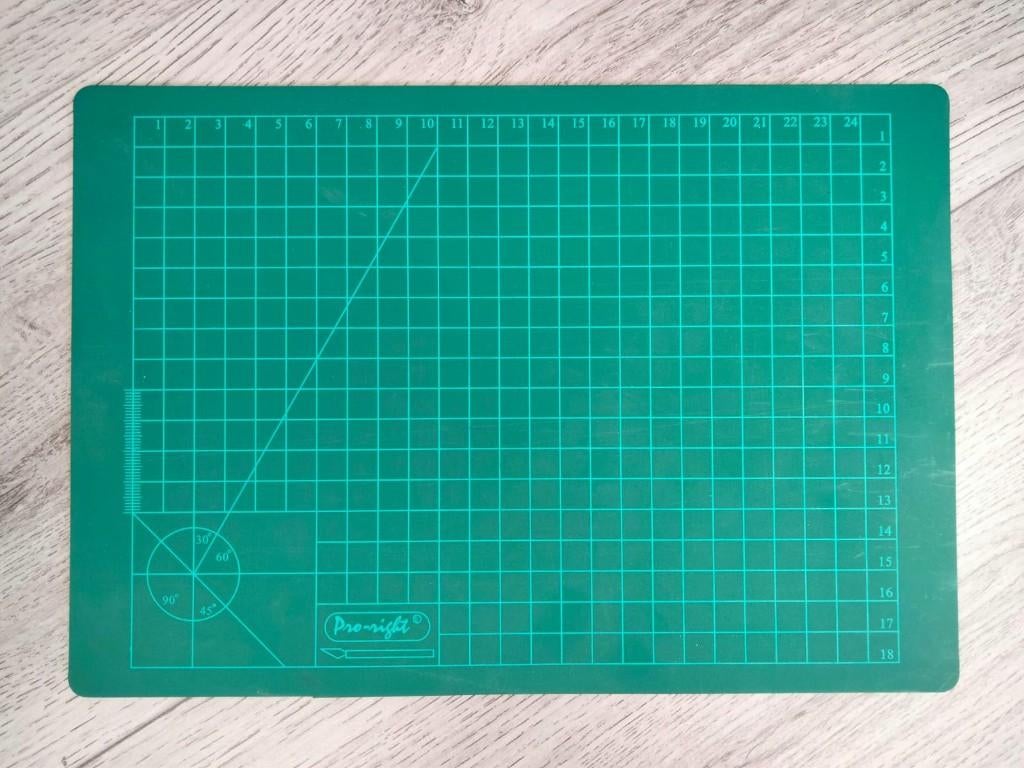 Pro-right snijmat (klein) 29 x 20 cm, Ophalen of Verzenden, Zo goed als nieuw