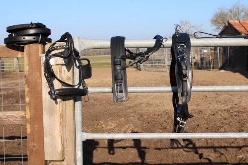Te koop zwart pony mentuig nieuw, Dieren en Toebehoren, Paarden en Pony's | Hoofdstellen en Tuigage, Nieuw, Overige soorten, Ophalen of Verzenden