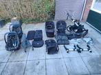 Complete set Bugaboo donkey duo kinderwagen zwart, Ophalen, Verstelbare duwstang, Bugaboo, Zo goed als nieuw