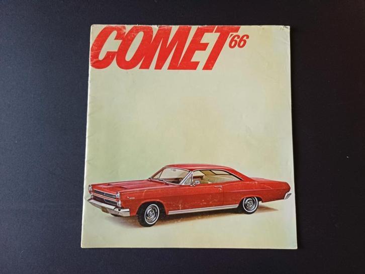 MERCURY COMET 1966 brochure folder USA origineel, Boeken, Auto's | Folders en Tijdschriften, Gelezen, Overige merken, Ophalen of Verzenden