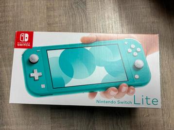 Nintendo Switch Lite - Turquoise met Mario + Rabbids beschikbaar voor biedingen