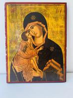 Antieke Russische icoon (Moeder Gods), Antiek en Kunst, Ophalen of Verzenden