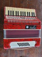 Stella Accordeon - Goed Werkend, Muziek en Instrumenten, Accordeons, Overige merken, Gebruikt, Met riemen, Overige formaten