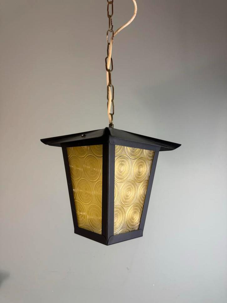 vintage jaren '80 hanglamp, Huis en Inrichting, Lampen | Hanglampen, Gebruikt, Minder dan 50 cm, Ophalen of Verzenden