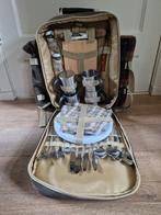 Picknickrugzak met deken, flessenhouder en tafelaccessoires, Ophalen of Verzenden, Zo goed als nieuw