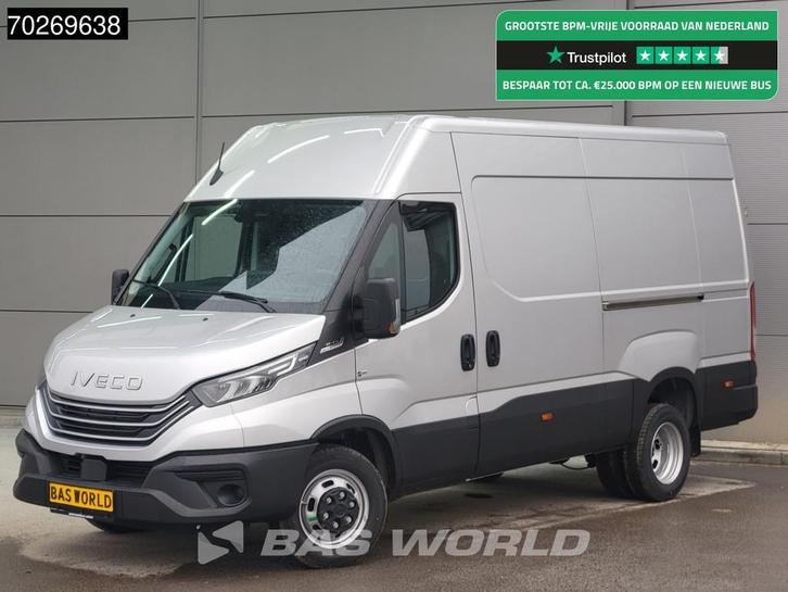 Iveco Daily 35C21 3.0L 210PK Automaat 2x Schuifdeur L2H2 Dub, Auto's, Bestelauto's, Bedrijf, Te koop, Achteruitrijcamera, Airconditioning