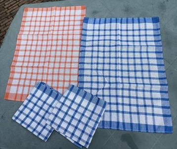 Vintage katoenen theedoek keukendoek 65 x 44 cm (AL138) beschikbaar voor biedingen
