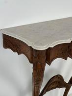 Sidetable console Belgisch antiek marmer, Antiek en Kunst, Antiek | Meubels | Tafels, Ophalen