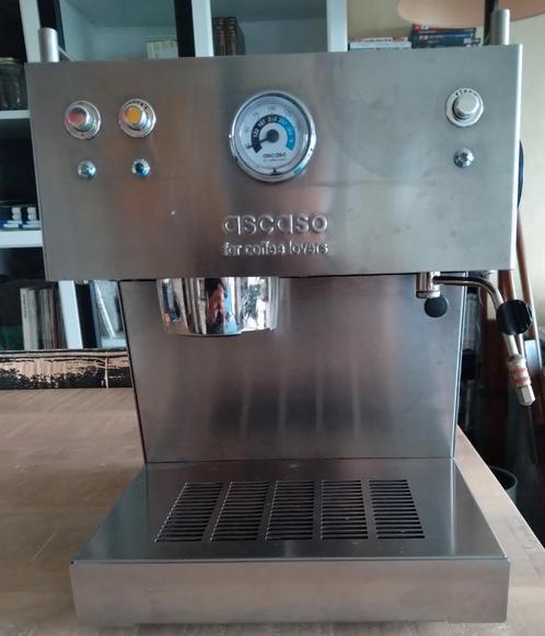 Ascaso Uno 4 + Ascaso I-steel maler (bieden va €350), Witgoed en Apparatuur, Koffiezetapparaten, Gebruikt, Gemalen koffie, Koffiebonen