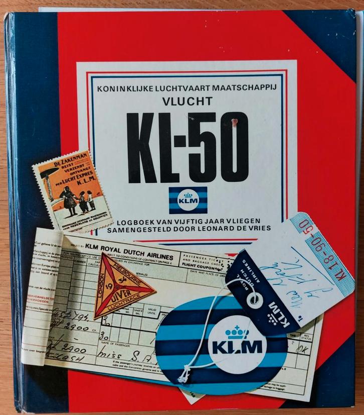 Vlucht KL-50 - 50 Jaar KLM Jubileumboek, Boeken, Mode, Ophalen of Verzenden
