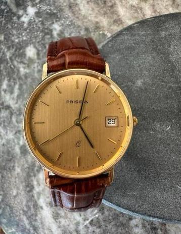 Prachtige 14k Gouden Prisma Horloge beschikbaar voor biedingen