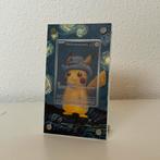 Pokemon display pikachu van gogh pikachu with grey felt hat, Ophalen of Verzenden, Nieuw, Losse kaart