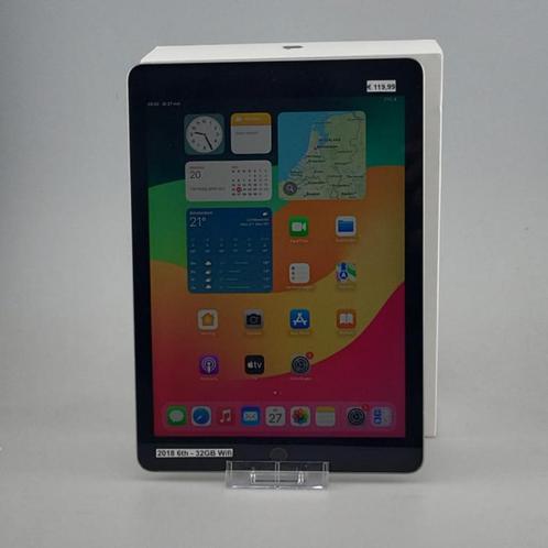 iPad 2018 6th 32GB Wifi Space Gray, Computers en Software, Apple iPads, Zo goed als nieuw
