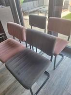 4 Eetkamerstoelen, Ophalen, Zo goed als nieuw, Metaal, Vier