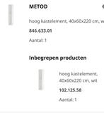 Nieuwe IKEA Metod Kast wit - Niet Uitgepakt!, Huis en Inrichting, Kasten | Kledingkasten, Met plank(en), 200 cm of meer, Nieuw