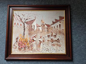 Origineel schilderij van Boris Chezar, gesigneerd, op doek  beschikbaar voor biedingen
